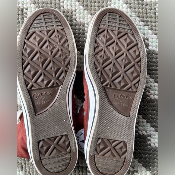 Converse High Top Sneakers - Brown - Men’s 10.5 / Women’s 12.5 - Like New! - Picture 5 of 6